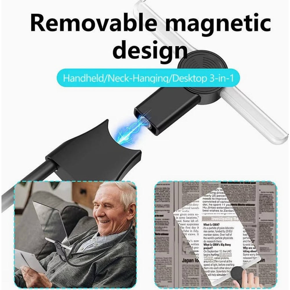 Glass Magnifier For Reading With HD Lens Reduces Glare And Shows More Words - Image 12