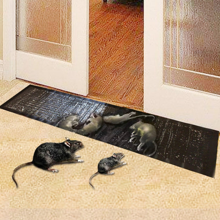 Glue Trap Rodent Rat Mouse Sticky Long Black Adhesive Mat Pest Control - Image 4