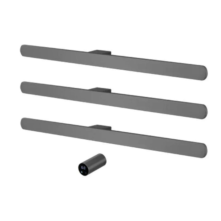 Gold Heated Towel Rack Wall-Mounted Stainless Steel With Digital Controller Bathroom Radiator Dryer - Image 7