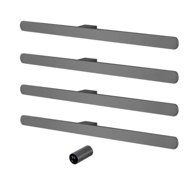 Gold Heated Towel Rack Wall-Mounted Stainless Steel With Digital Controller Bathroom Radiator Dryer - Image 12