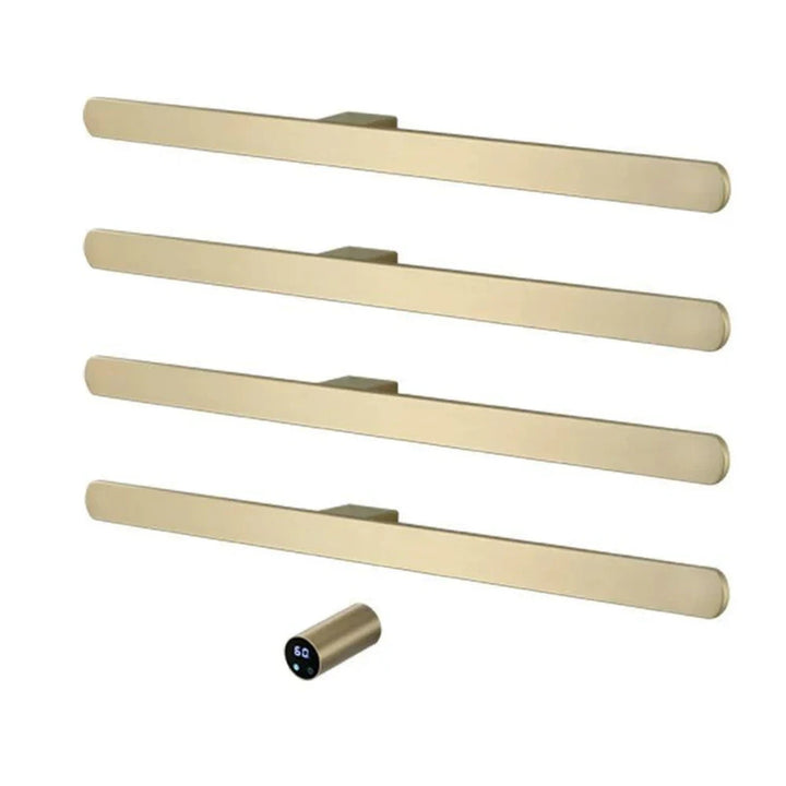 Gold Heated Towel Rack Wall-Mounted Stainless Steel With Digital Controller Bathroom Radiator Dryer - Image 11