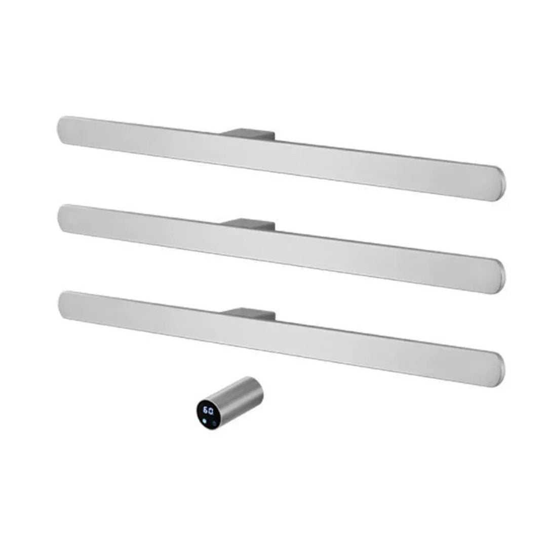 Gold Heated Towel Rack Wall-Mounted Stainless Steel With Digital Controller Bathroom Radiator Dryer - Image 9