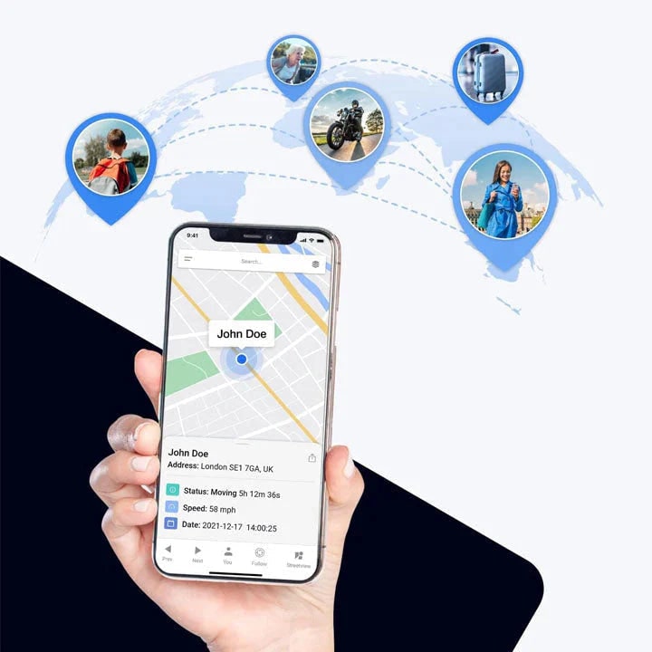 GPS Tracker Mini For Cars Real-Time Magnetic Personal Tracker - Image 2