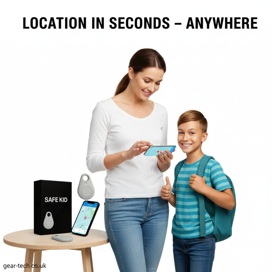 GPS Tracker With Real-Time Location Tracking Android Bluetooth Connectivity And IP67 Waterproof Design Water-Resistant Keyring Tag - Image 2