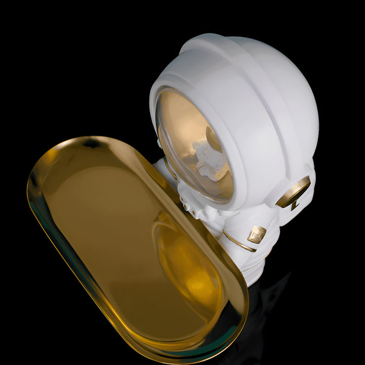 Gray Astronaut Decorative Tray With LED Light - Image 7