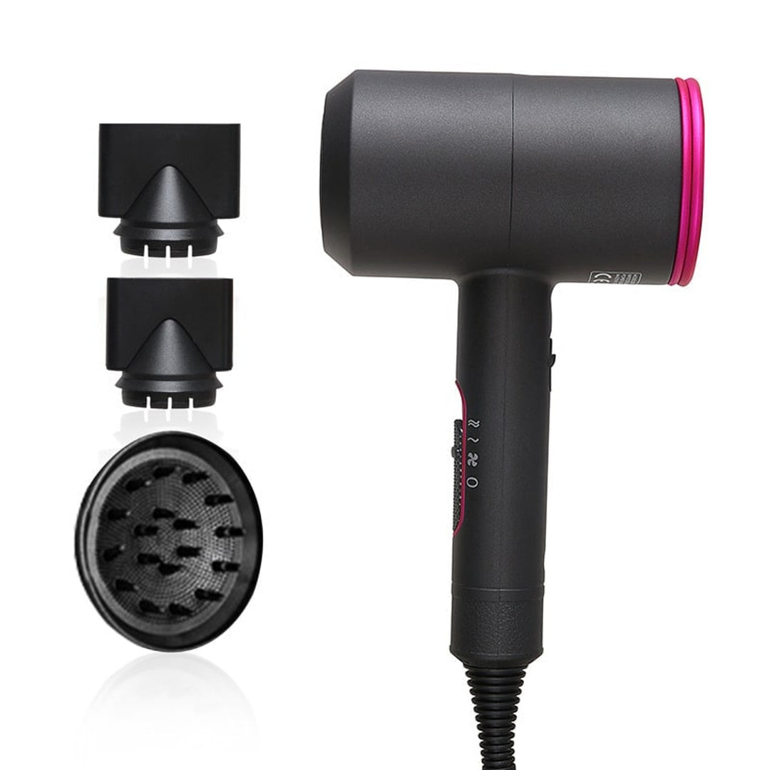 Hair Dryer With Attachments 2000w Ionic Blow Dryer With Diffuser And Concentrator Nozzles - Image 14