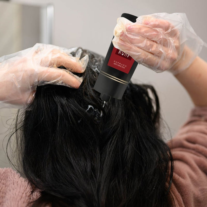 Hair Dye Shampoo Ammonia Free Permanent Coloring For Coverage Pump Bottle - Image 8