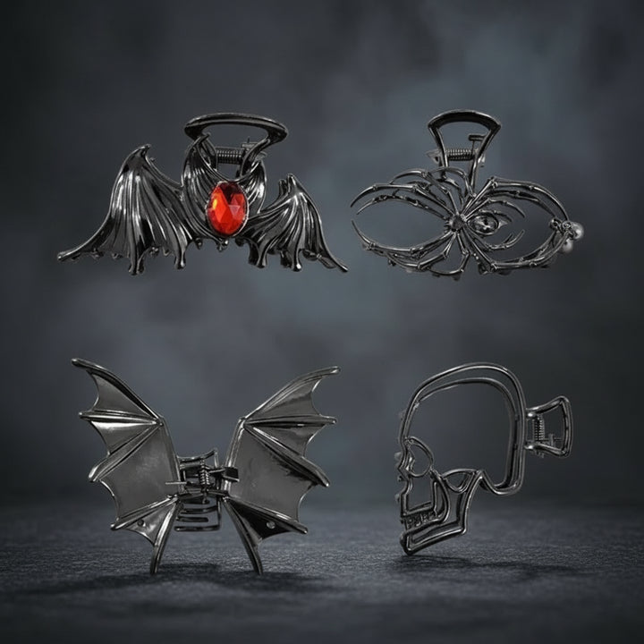 Halloween Accessories Hair Clips Halloween Theme Bat Design - Image 10