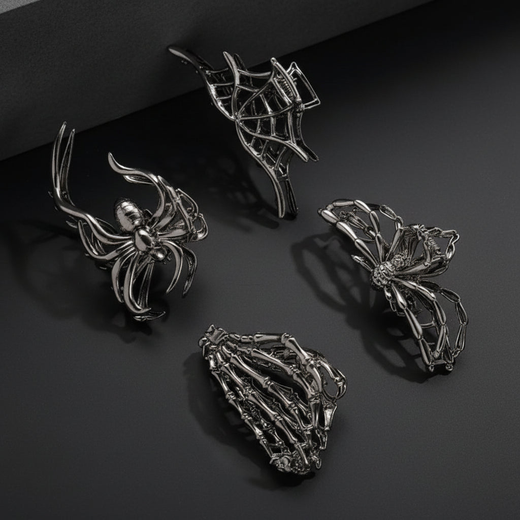 Halloween Accessories Hair Clips Halloween Theme Bat Design - Image 2