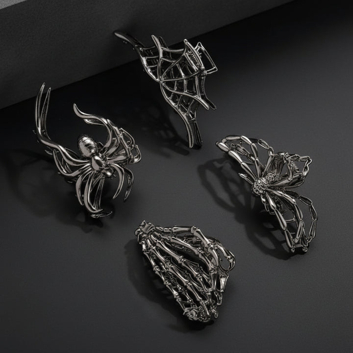 Halloween Accessories Hair Clips Halloween Theme Bat Design - Image 2