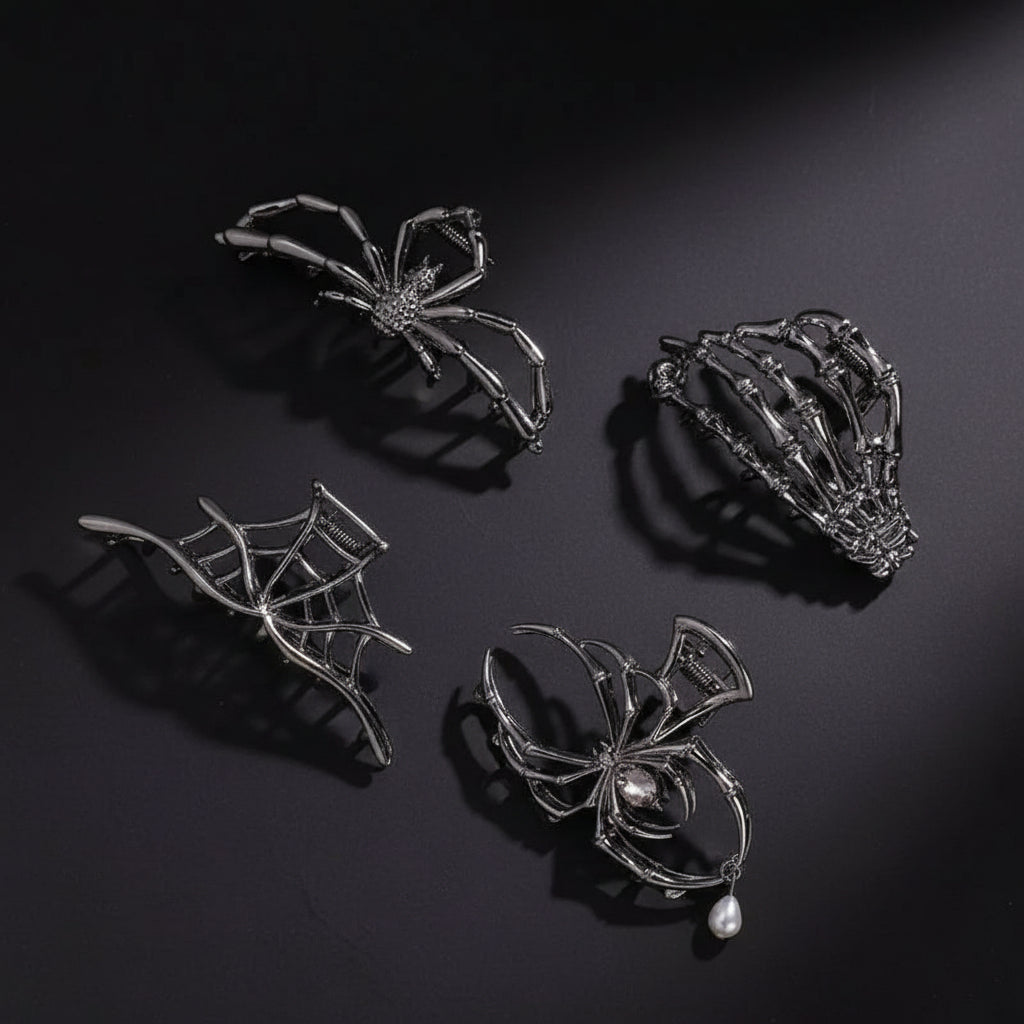 Halloween Accessories Hair Clips Halloween Theme Bat Design - Image 4