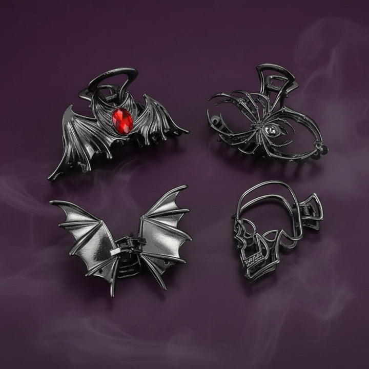 Halloween Accessories Hair Clips Halloween Theme Bat Design - Image 6