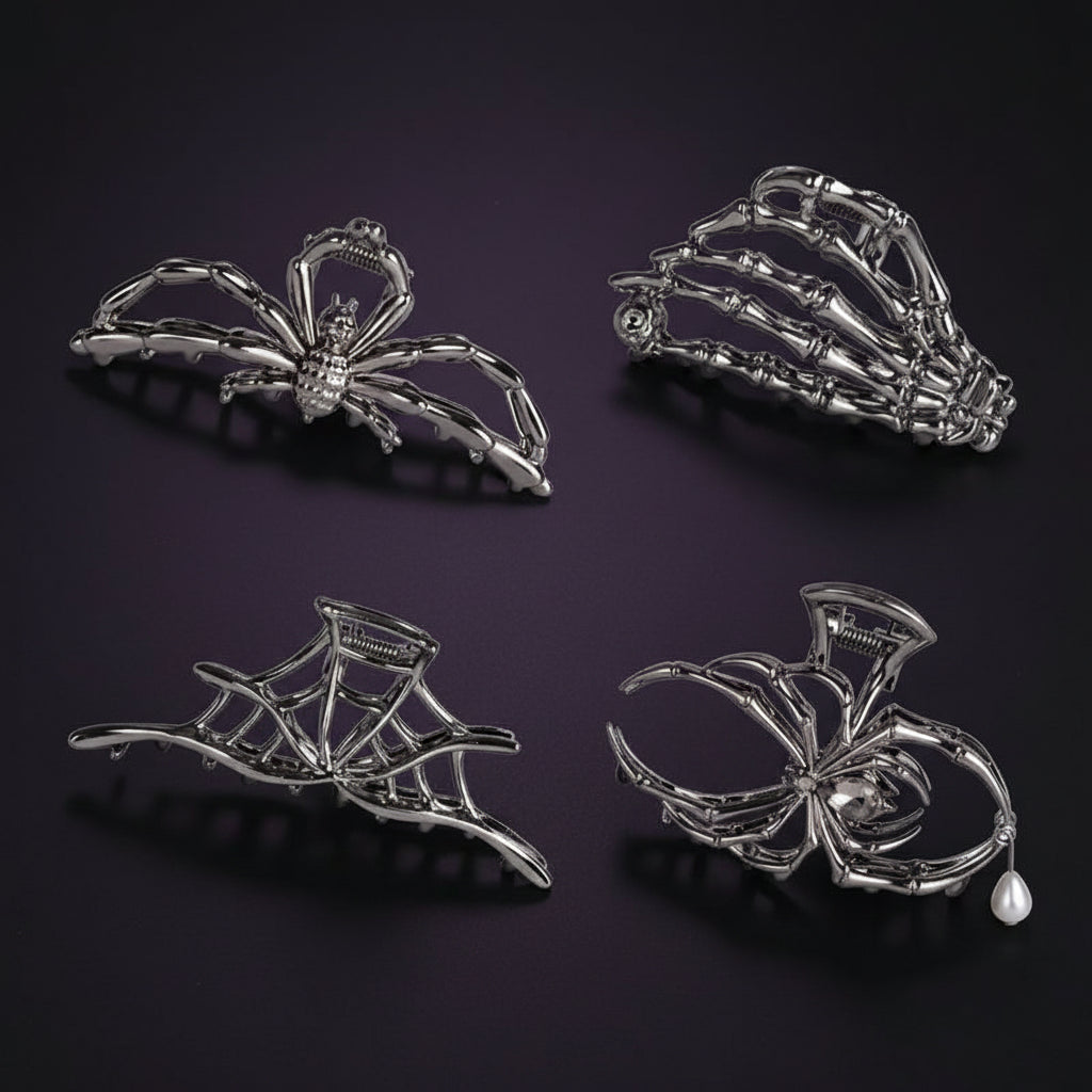 Halloween Accessories Hair Clips Halloween Theme Bat Design - Image 7