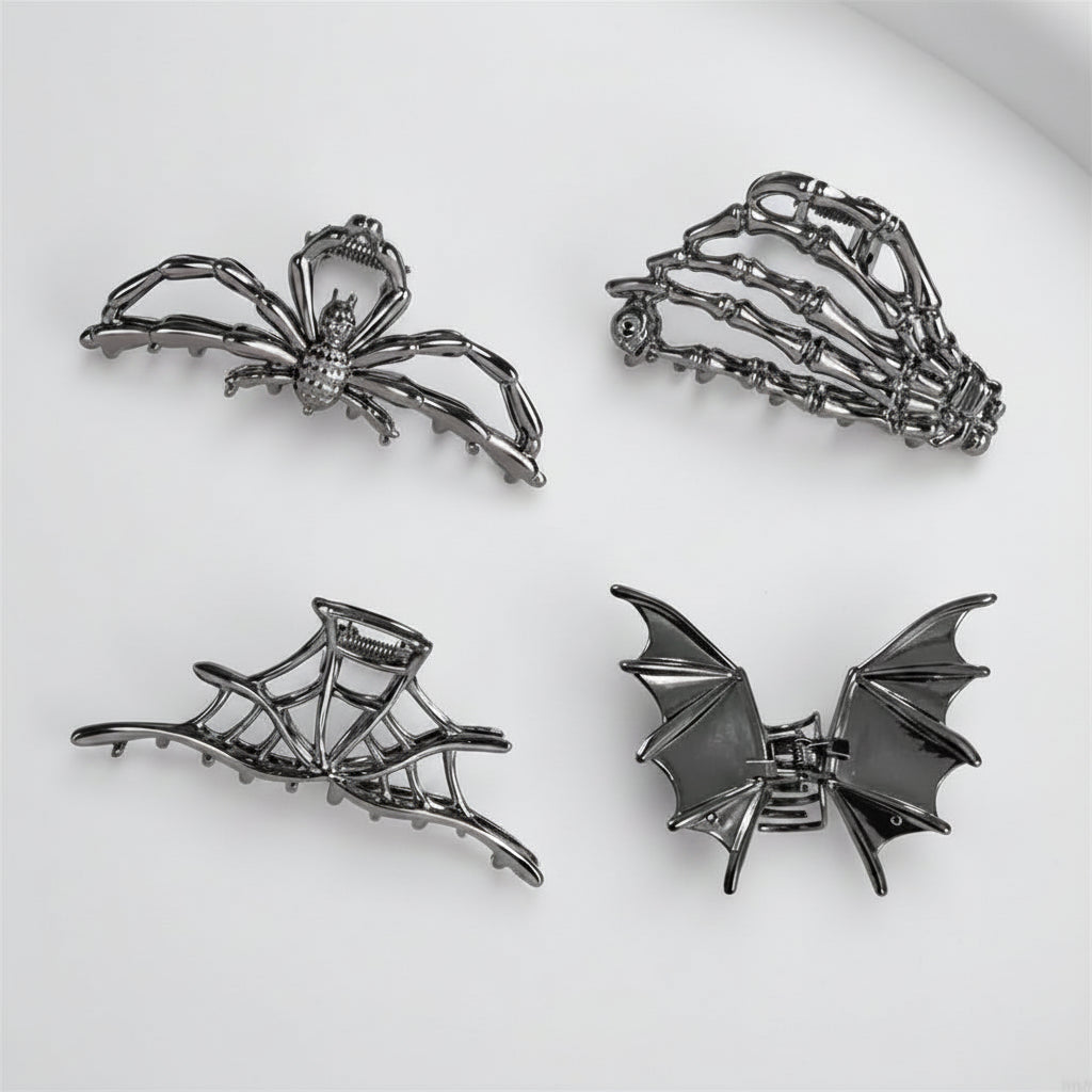 Halloween Accessories Hair Clips Halloween Theme Bat Design - Image 9