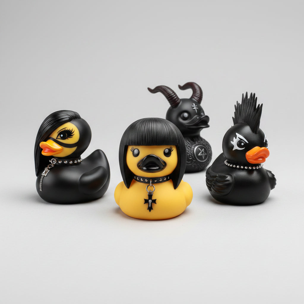 Halloween Accessories Halloween Theme Theme Gothic Decor Devil Duck - Image 1
