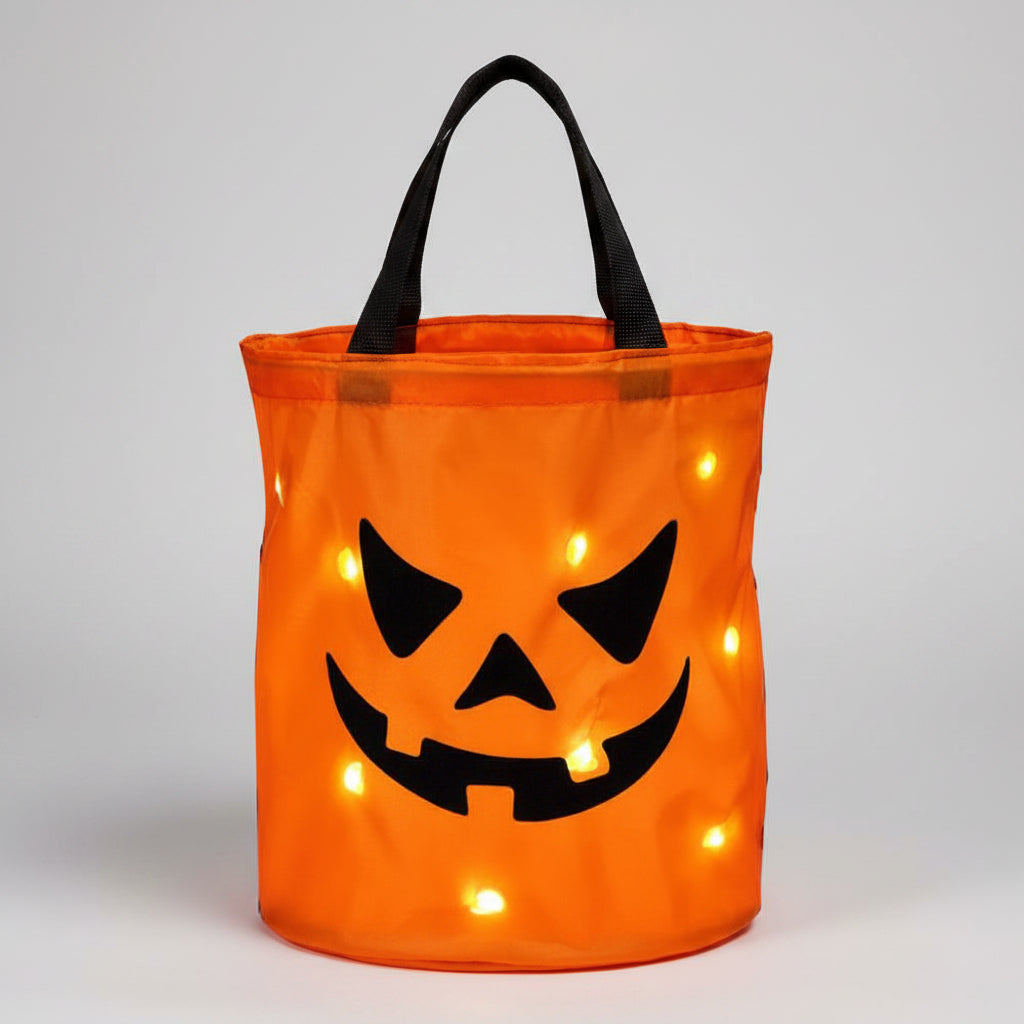 Halloween Accessories LED Light Reusable Bag Trick or Treat - Image 5