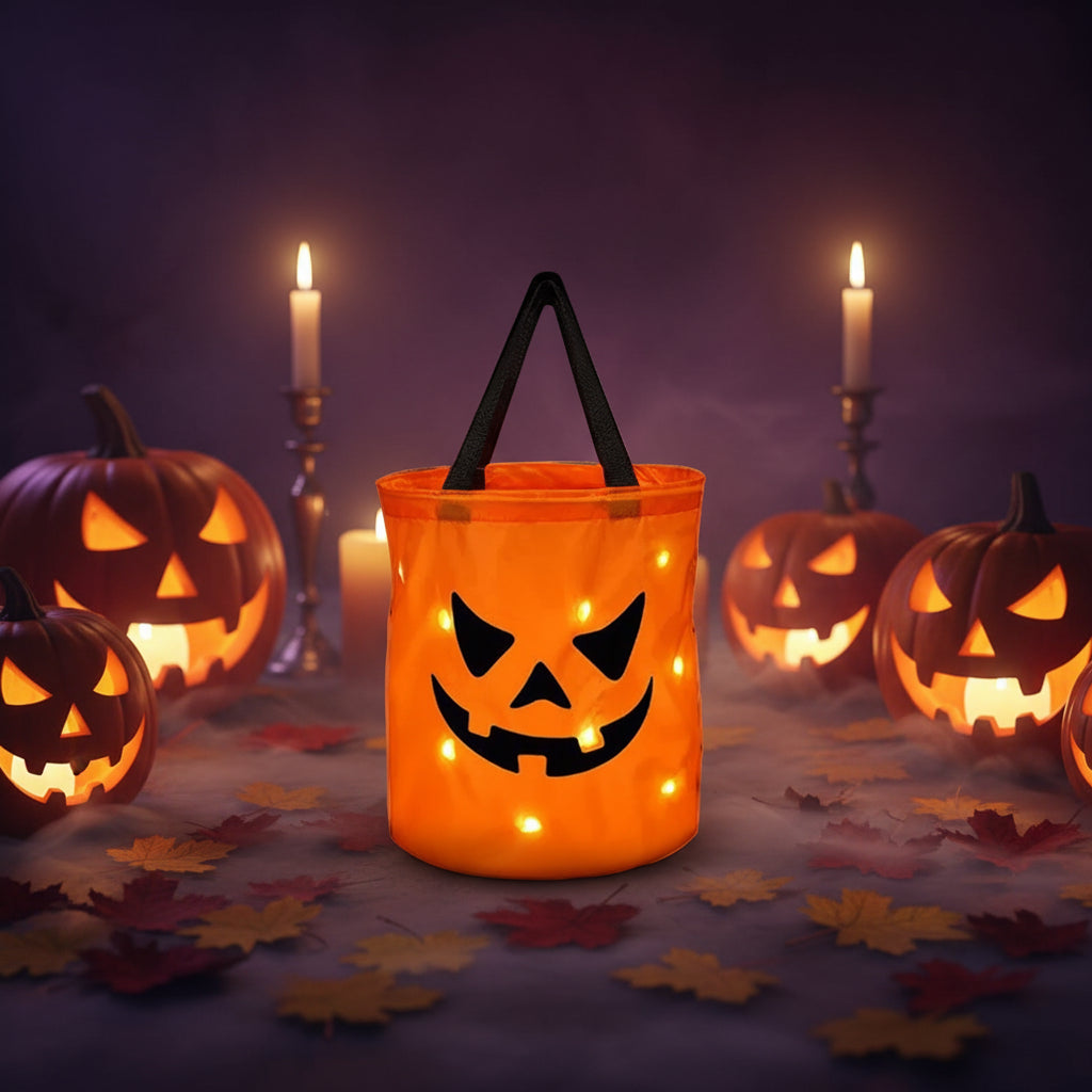 Halloween Accessories LED Light Reusable Bag Trick or Treat - Image 6