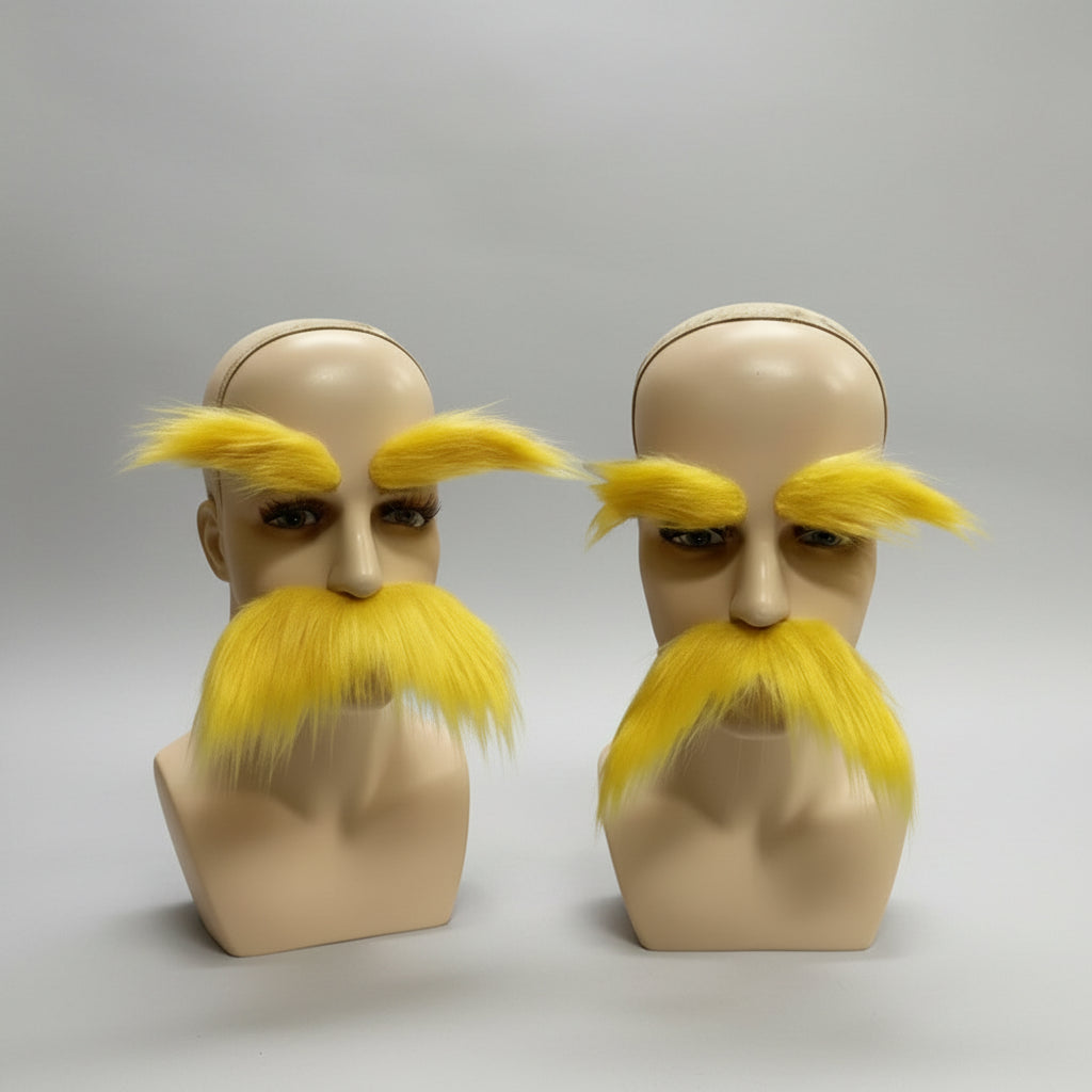 Halloween Accessories Mustache Eyebrows Set Fun Costume - Image 5