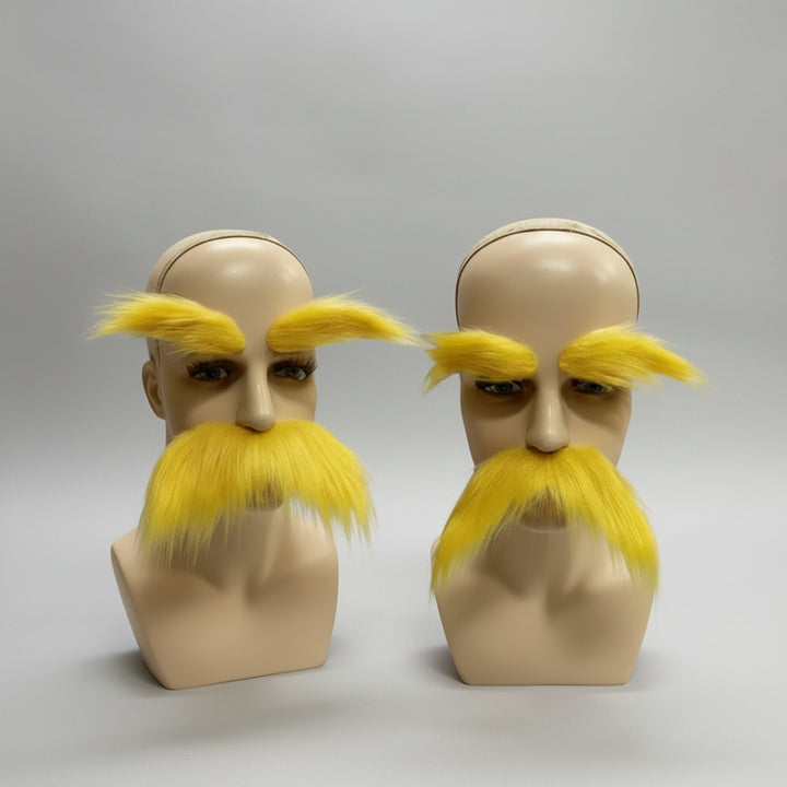 Halloween Accessories Mustache Eyebrows Set Fun Costume - Image 5