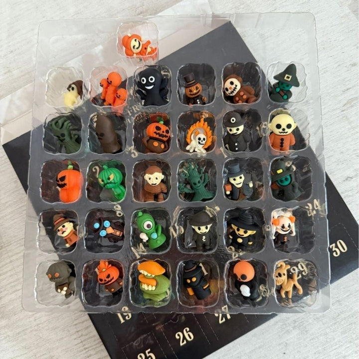 Halloween Advent Calendar Countdown Decor With Spooky Miniature Figurines To Count Down To October 31st - Image 6