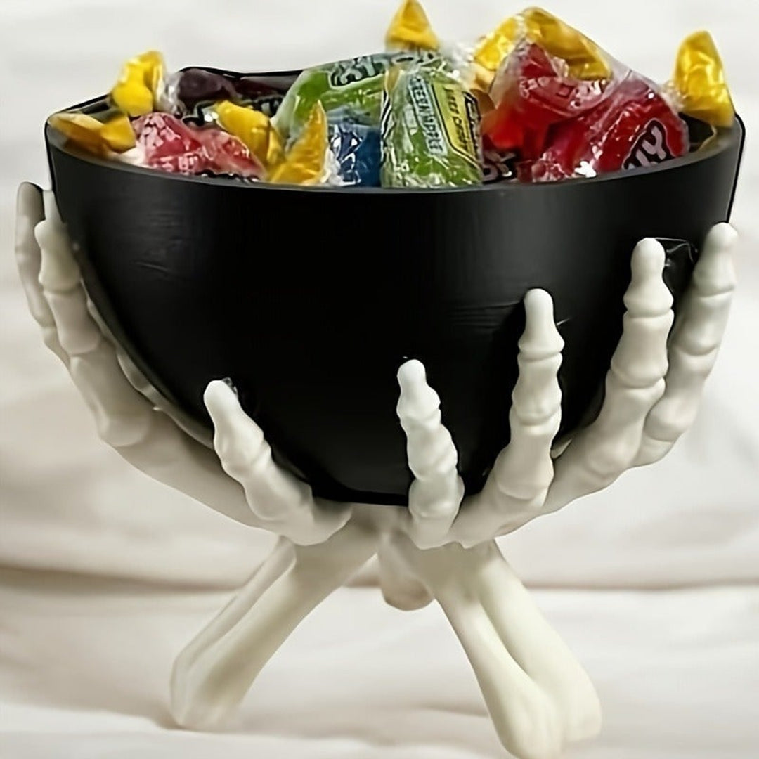 Halloween Candy Bowl With Detachable Skeleton Hands For Indoor Seasonal Decor - Image 5