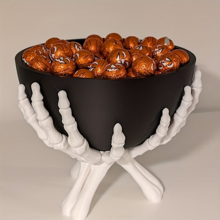 Halloween Candy Bowl With Detachable Skeleton Hands For Indoor Seasonal Decor - Image 7