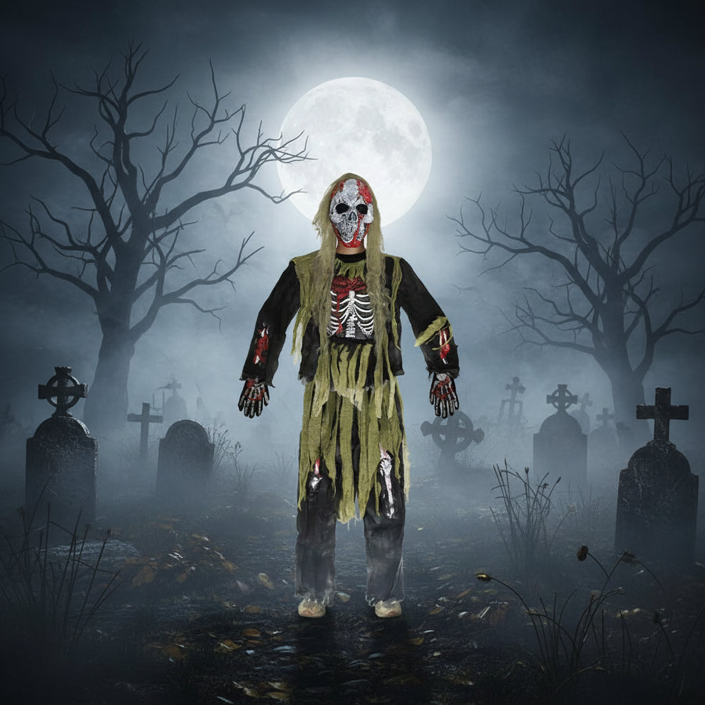 Halloween Costume Death Zombie Cosplay Costume - Image 2