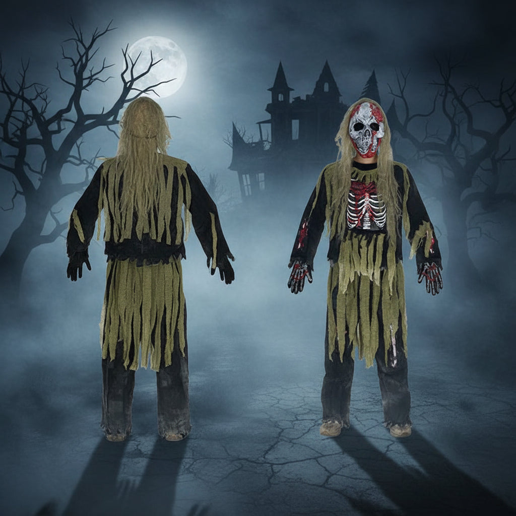 Halloween Costume Death Zombie Cosplay Costume - Image 3
