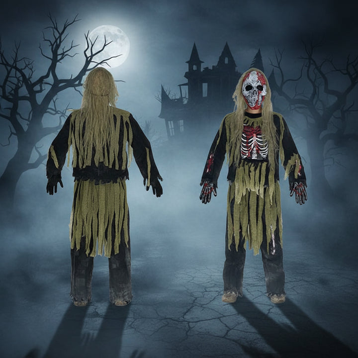 Halloween Costume Death Zombie Cosplay Costume - Image 3