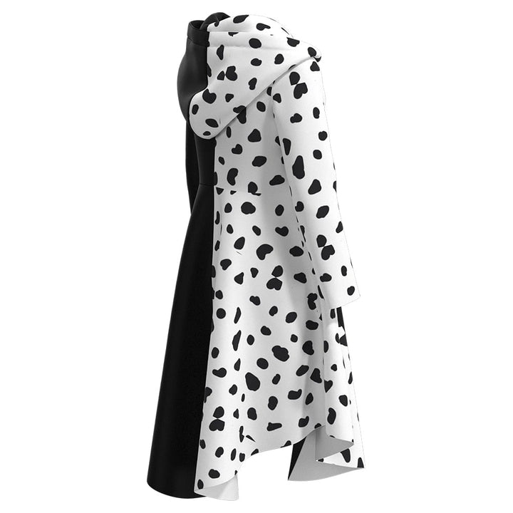 Halloween Costume Split Color Style Dress Fun Design - Image 5