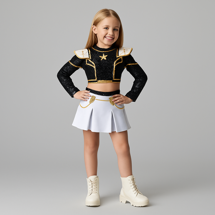 Halloween Costumes Carnival Funny Cheerleader Outfit - Image 1