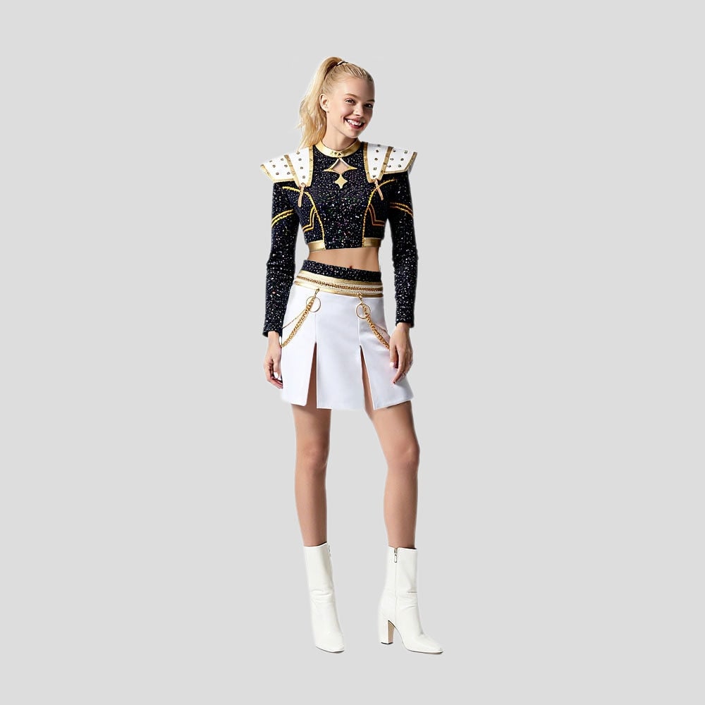Halloween Costumes Carnival Funny Cheerleader Outfit - Image 4