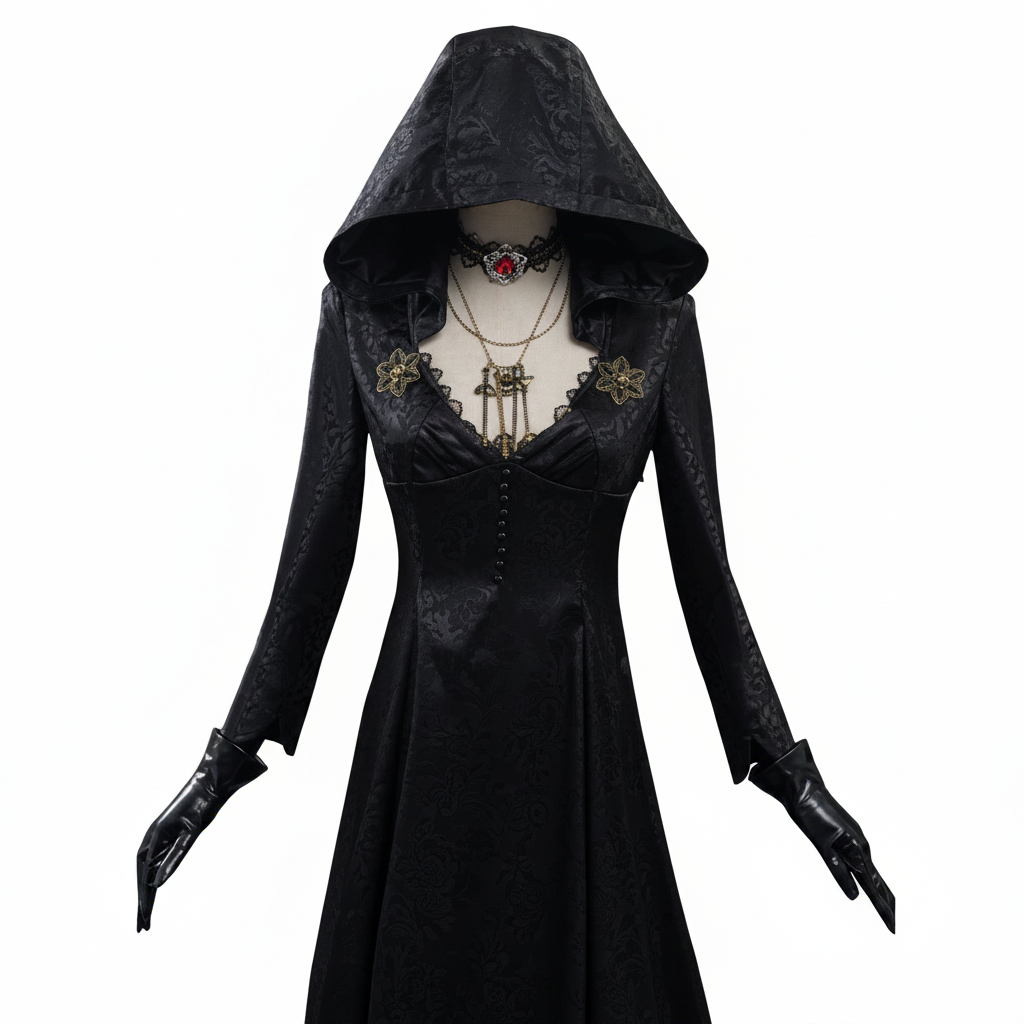 Halloween Costumes Carnival Funny Gothic Vampire Outfit - Image 3