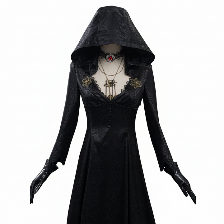 Halloween Costumes Carnival Funny Gothic Vampire Outfit - Image 3