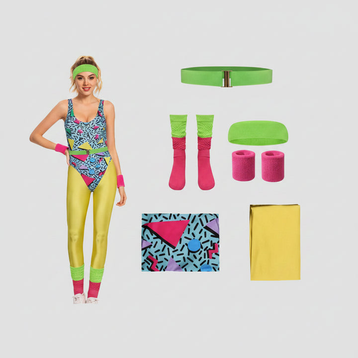 Halloween Costumes Cosplay Costume Retro Costume Fun Jumpsuit - Image 10