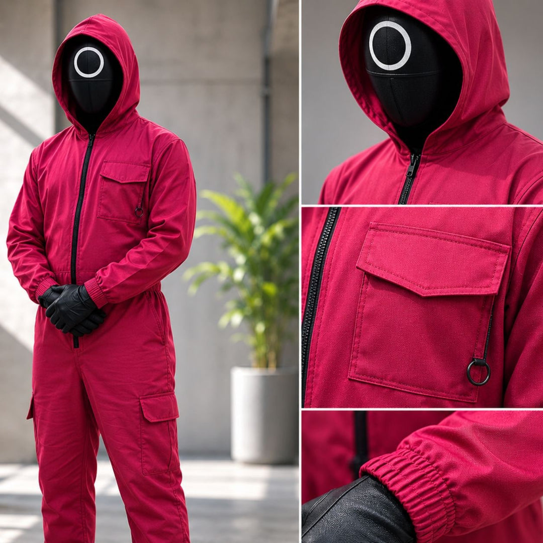 Halloween Costumes Cosplay Hooded Jumpsuit - Image 5