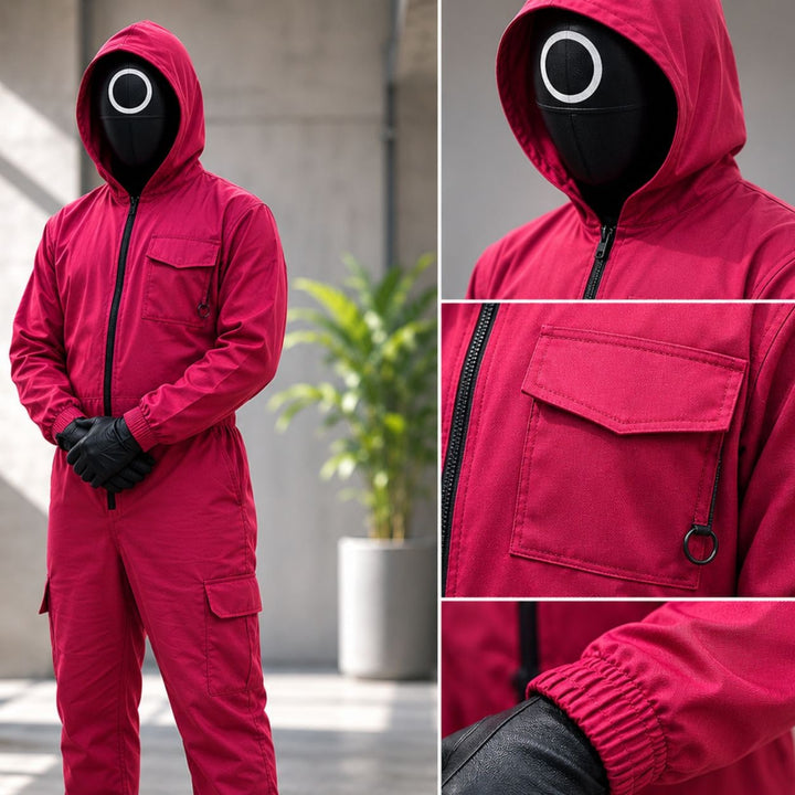 Halloween Costumes Cosplay Hooded Jumpsuit - Image 5