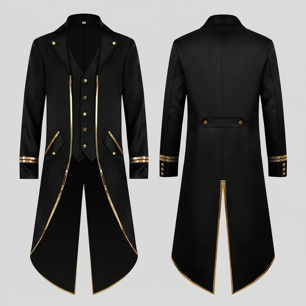 Halloween Costumes Cosplay Tailcoat Jacket Historical Design - Image 11