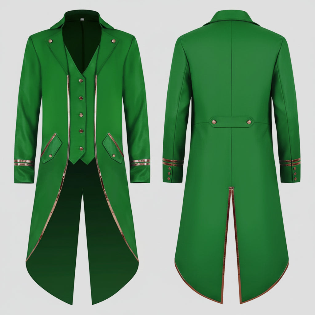 Halloween Costumes Cosplay Tailcoat Jacket Historical Design - Image 3