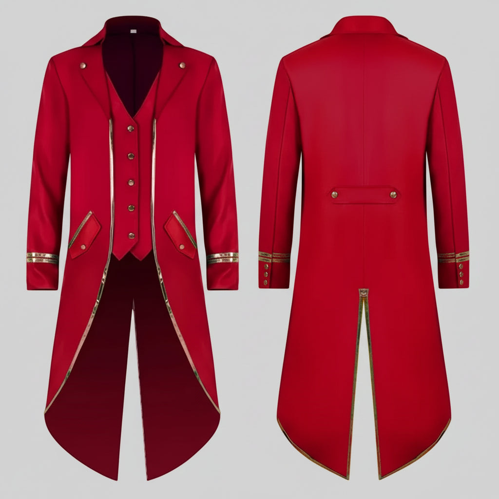 Halloween Costumes Cosplay Tailcoat Jacket Historical Design - Image 8