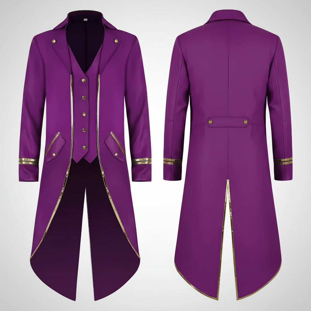 Halloween Costumes Cosplay Tailcoat Jacket Historical Design - Image 9