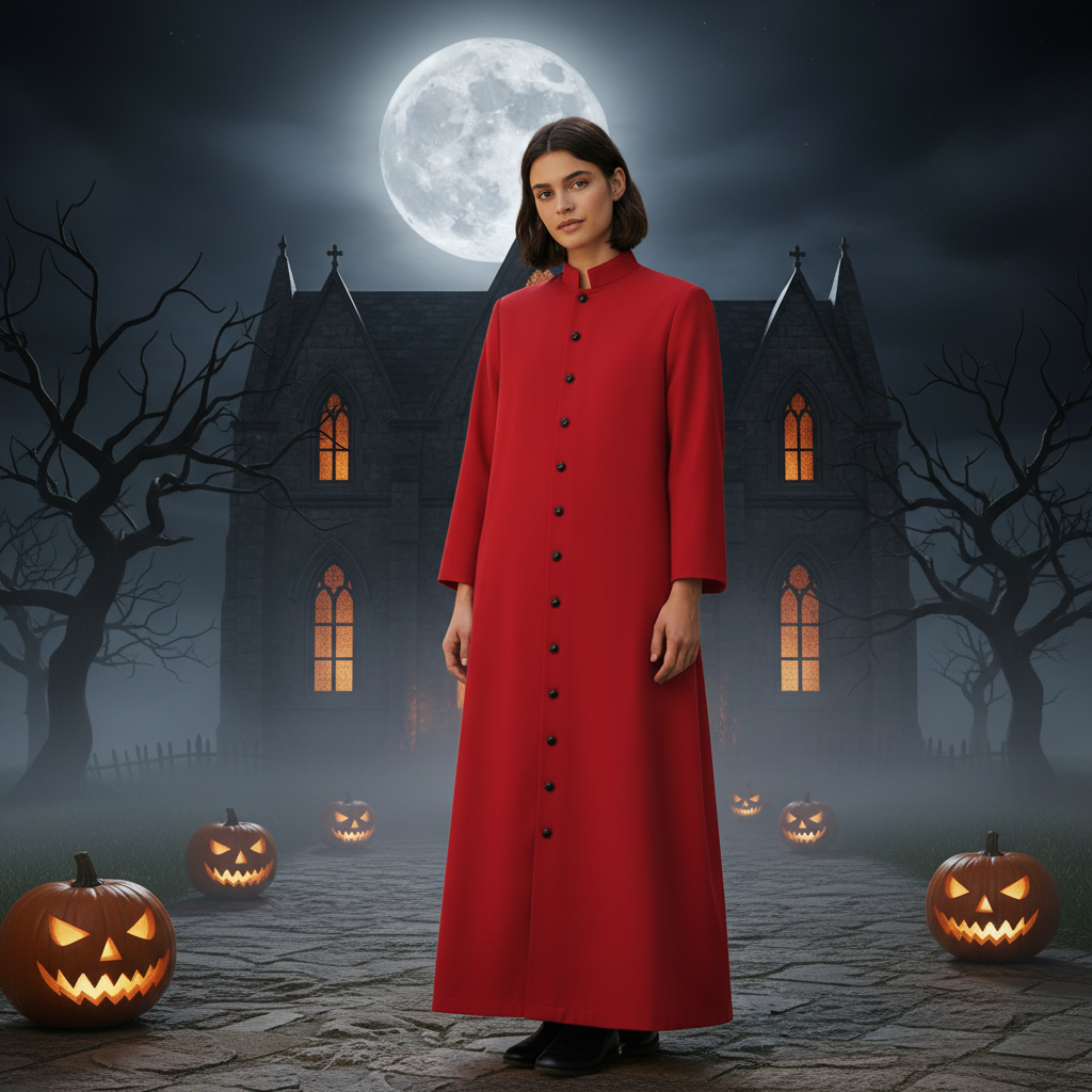 Halloween Costumes Cosplay Wizard Costume Long Robe - Image 1