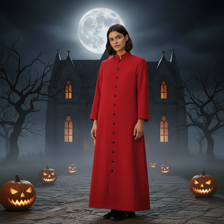 Halloween Costumes Cosplay Wizard Costume Long Robe - Image 1