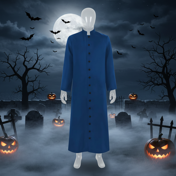 Halloween Costumes Cosplay Wizard Costume Long Robe - Image 3