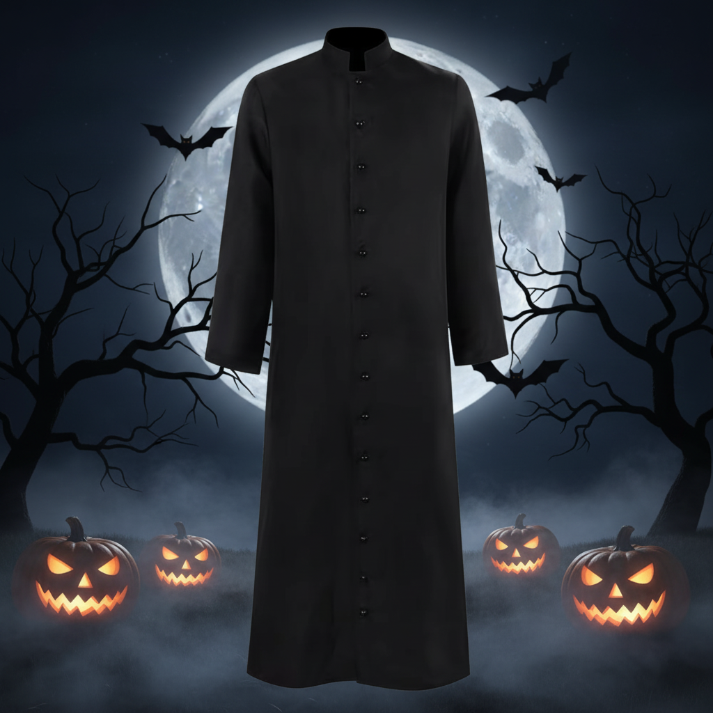 Halloween Costumes Cosplay Wizard Costume Long Robe - Image 4