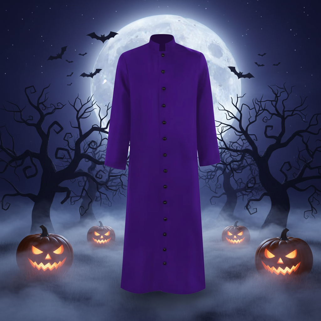 Halloween Costumes Cosplay Wizard Costume Long Robe - Image 5