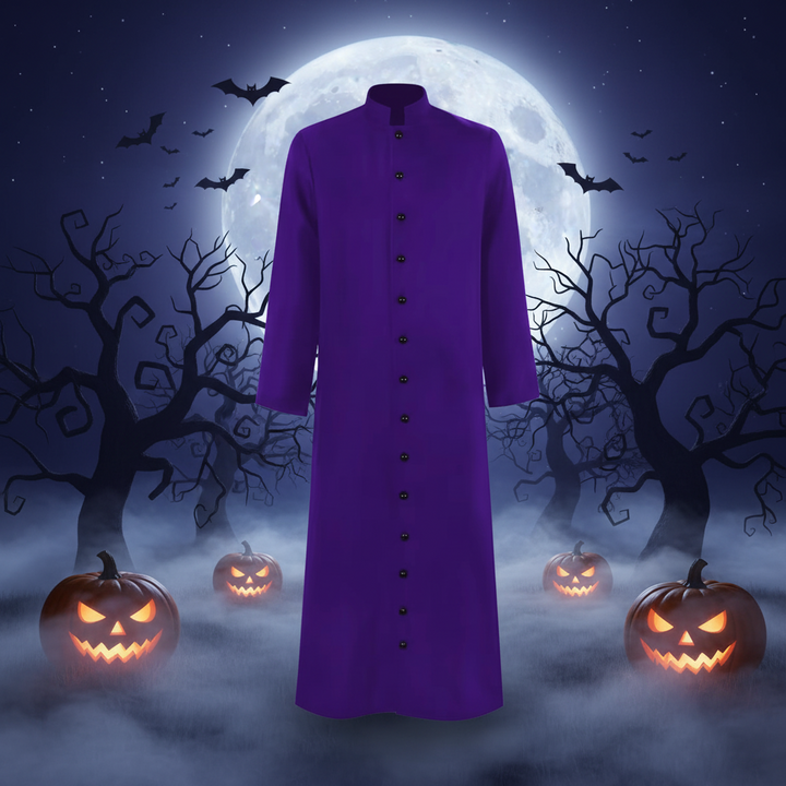 Halloween Costumes Cosplay Wizard Costume Long Robe - Image 5