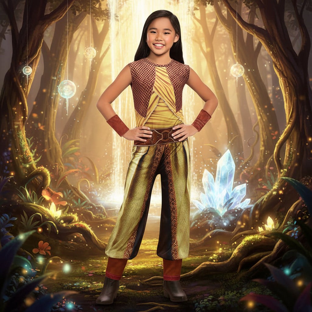 Halloween Costumes Dragon Princess Fun Dress Up Outfit - Image 1