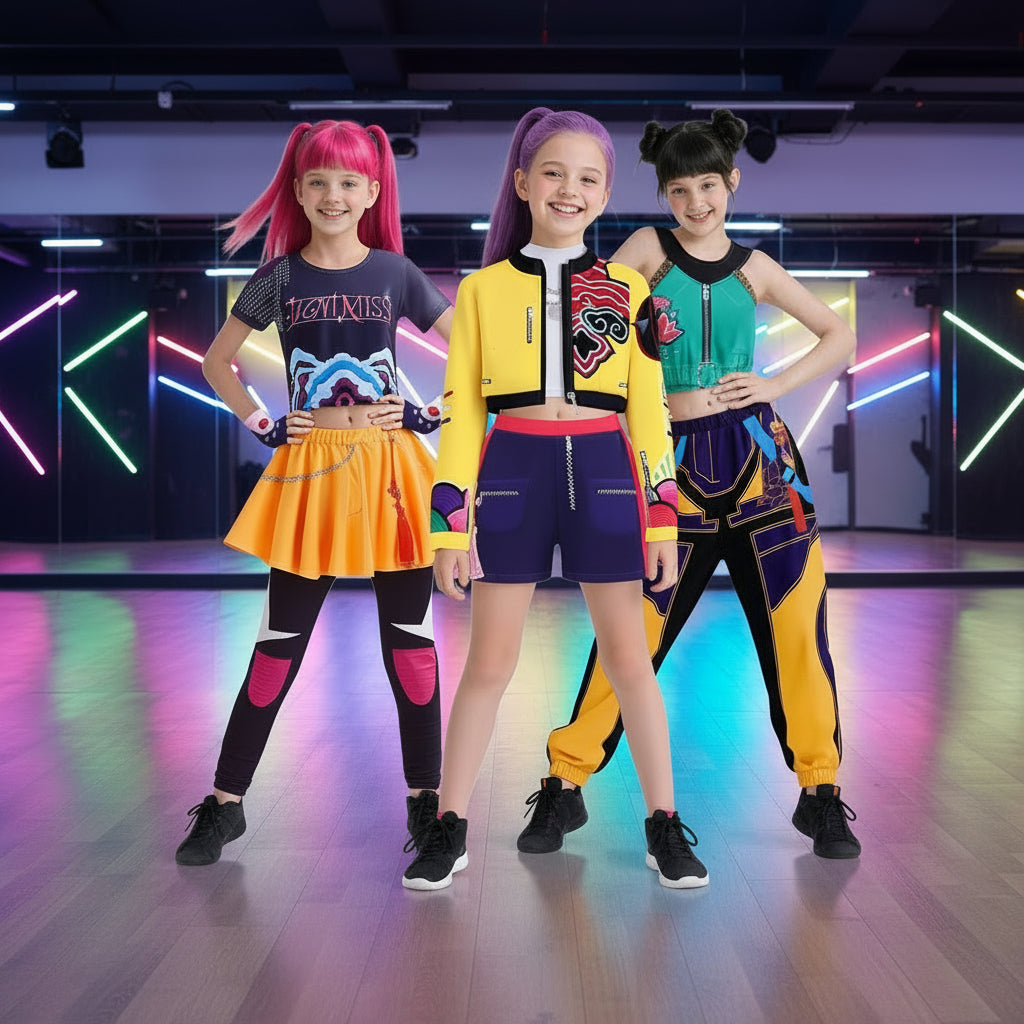 Halloween Costumes Geometric Patterns Matching Outfit - Image 1