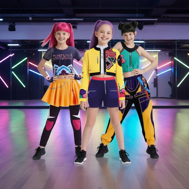 Halloween Costumes Geometric Patterns Matching Outfit - Image 1